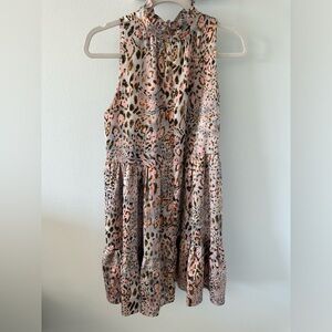 Pastel Animal Pattern Dress